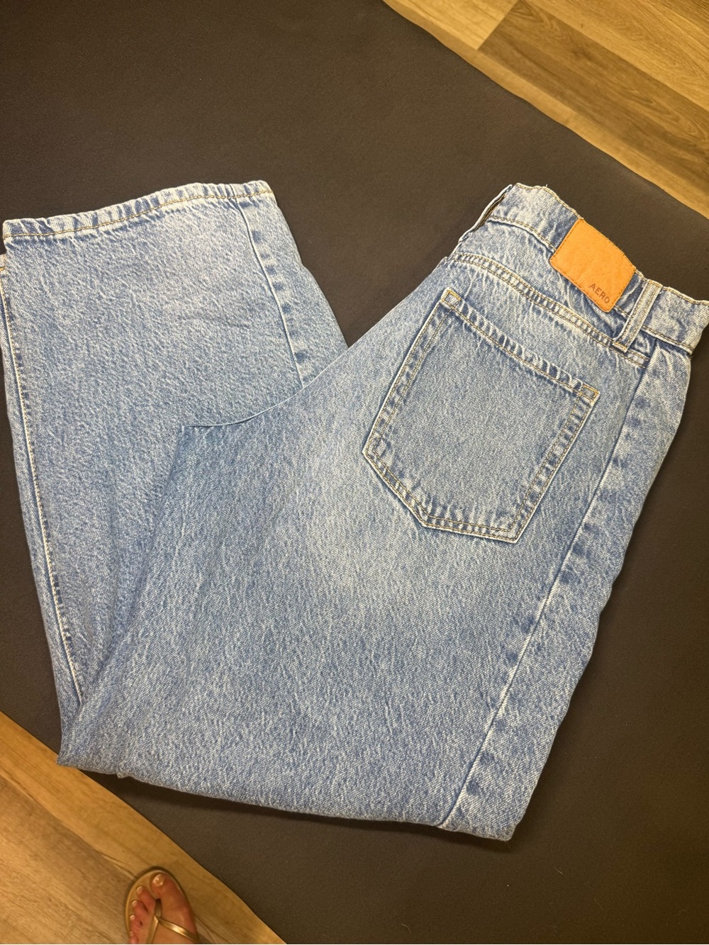 Aeropostale Light Blue Barrel Fit Women's Jeans